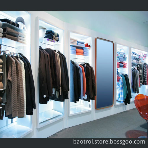 Newest design artificial stone clothing display fixture